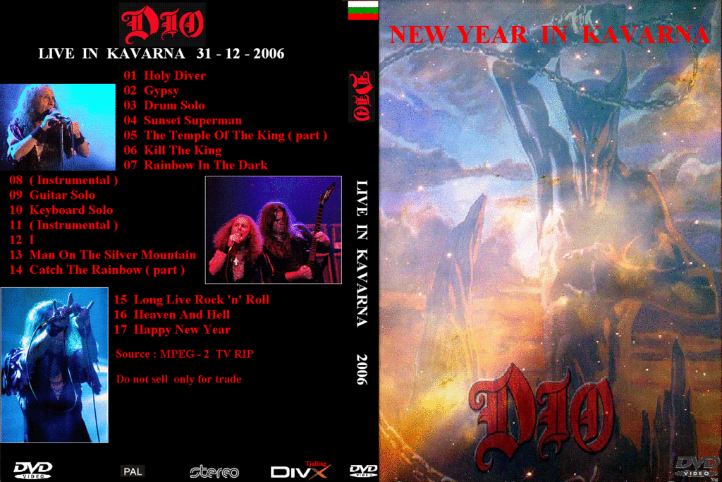 Dio Live In Kavarna Bulgaria 2006 Dvd Oldschool Music